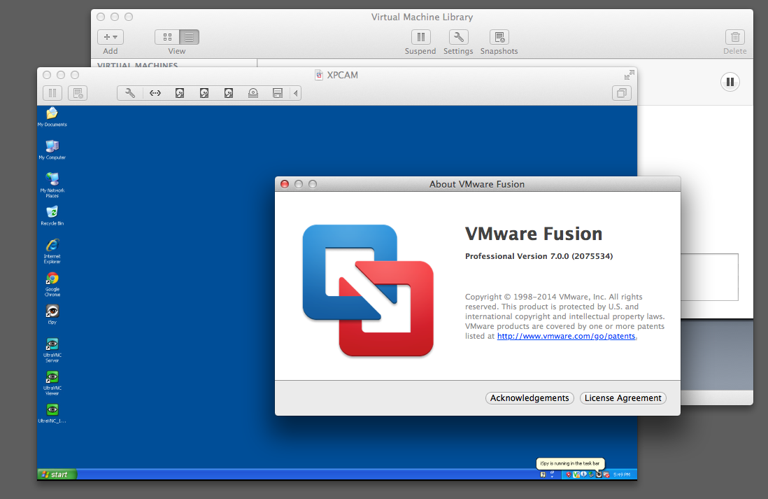 no operating system on vmware fusion trial